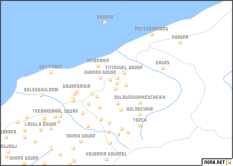 map of Douar Chachea